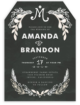 Chalkboard Wedding Invitations