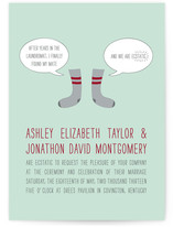 Sole Mates Wedding Invitations