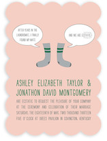 Sole Mates Wedding Invitations