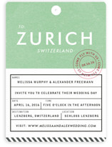 Come Fly with Us Wedding Invitations