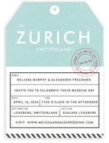 Come Fly with Us Wedding Invitations