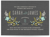 Botanical Blooms Wedding Invitations