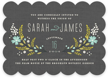 Botanical Blooms Wedding Invitations