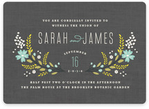 Botanical Blooms Wedding Invitations