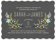 Botanical Blooms Wedding Invitations