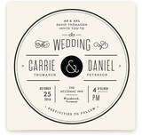Vintage Ampersand Wedding Invitations