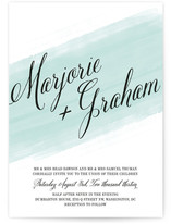 Awash Watercolor Wedding Invitations