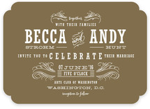 Antique Chalkboard Wedding Invitations