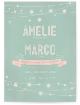 Paris Lights Wedding Invitations