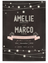 Paris Lights Wedding Invitations