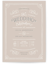 Hand Delivered Wedding Invitations