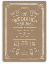 Hand Delivered Wedding Invitations