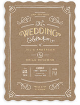 Hand Delivered Wedding Invitations