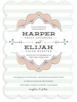 Striped Sweet Nothings Wedding Invitations