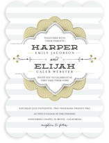 Striped Sweet Nothings Wedding Invitations