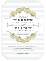 Striped Sweet Nothings Wedding Invitations