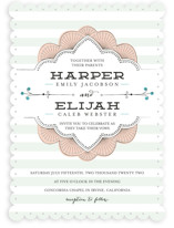 Striped Sweet Nothings Wedding Invitations