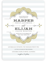 Striped Sweet Nothings Wedding Invitations