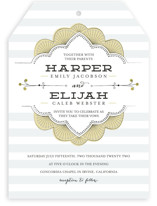 Striped Sweet Nothings Wedding Invitations