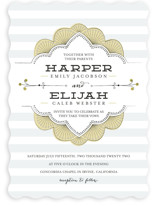 Striped Sweet Nothings Wedding Invitations