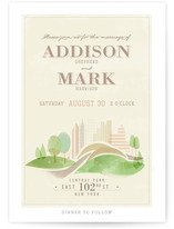 Central Park Wedding Invitations