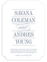Classically Stacked Wedding Invitations