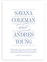 Classically Stacked Wedding Invitations