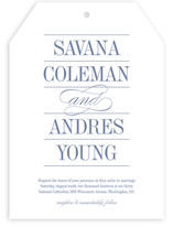 Classically Stacked Wedding Invitations