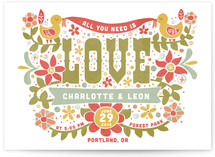 Woodstock (All You Need is Love) Wedding Invitations