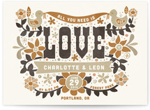 Woodstock (All You Need is Love) Wedding Invitations