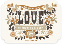 Woodstock (All You Need is Love) Wedding Invitations