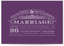 Eloquent Wedding Invitations