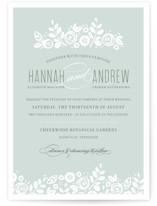 White Shadows Wedding Invitations