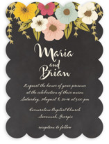 Plentiful Blossoms Wedding Invitations