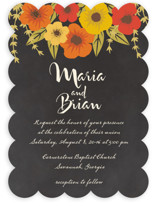 Plentiful Blossoms Wedding Invitations