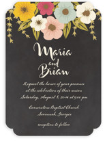 Plentiful Blossoms Wedding Invitations