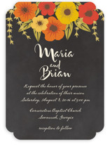 Plentiful Blossoms Wedding Invitations