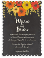 Plentiful Blossoms Wedding Invitations