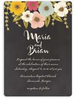 Plentiful Blossoms Wedding Invitations