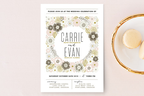 Flower Box Wedding Invitations