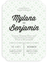 Mod Dots Wedding Invitations