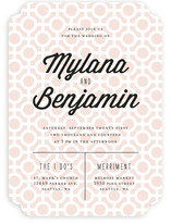 Mod Dots Wedding Invitations