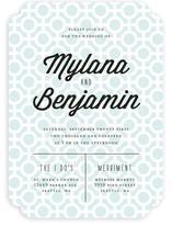 Mod Dots Wedding Invitations