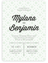 Mod Dots Wedding Invitations