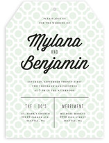 Mod Dots Wedding Invitations