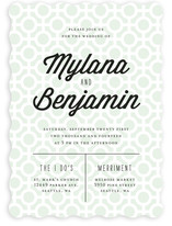 Mod Dots Wedding Invitations