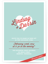 I Heart You Wedding Invitations