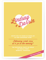 I Heart You Wedding Invitations