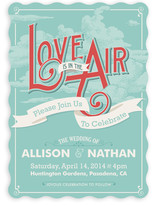 Love is in the Air Wedding Invitations