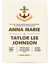 Nautical Campy Love Wedding Invitations